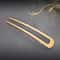 Fashion Luxury Silver Gold Enamel Shell Hairpin For Women U Shape Metal Hair Stick Elegant Hairwear 10