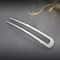 Fashion Luxury Silver Gold Enamel Shell Hairpin For Women U Shape Metal Hair Stick Elegant Hairwear 12