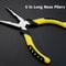 Crimping Pliers Needle Nose Pliers Universal Wire Cutter Multifunctional Hardware Hand Tools 2