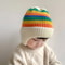 Children Winter Wool Hat with Bear Ears, Thickened Warm Knitted Korean Baby Hat