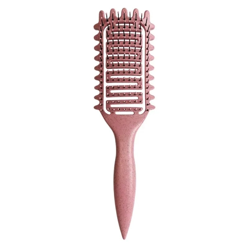 Hollow Out Detangling Hair Brush Curl Define Styling Brush Shaping Curls Barber Hairdressing Tools 7