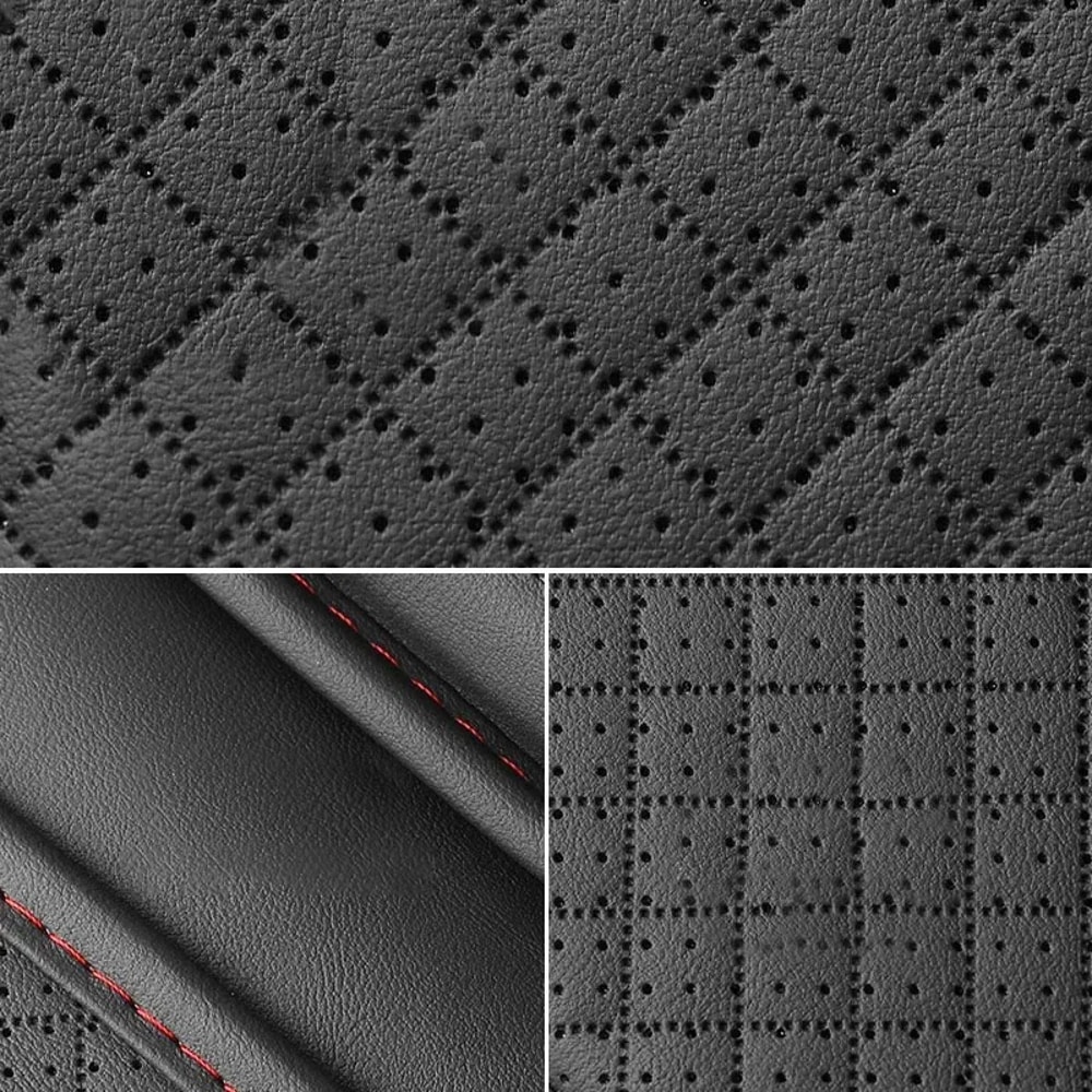 Breathable Center Console Box Cover, Universal Car Arm Rest Cushion PU Leather, Anti Scratch Armrest Box Protector