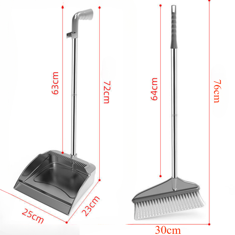 Plastic Dustpan Set With New Tepy Broom Multifunction Sweeper Wiper For Home Cleaning Floors And Ac 4