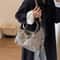 Female Crossbody Bag Retro PU Leather Shoulder Tote Bags Korean Fashion Armpit Bag For Women 2
