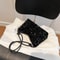 Casual Chic Design Black Spice Glitter Underarm Bag, Stylish Crossbody Shoulder Bag