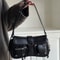 Cool Goth Punk Women's Shoulder Bags, PU Leather Handbags with Zipper, Fashion Tote Purse