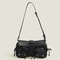 Cool Goth Punk Women's Shoulder Bags, PU Leather Handbags with Zipper, Fashion Tote Purse