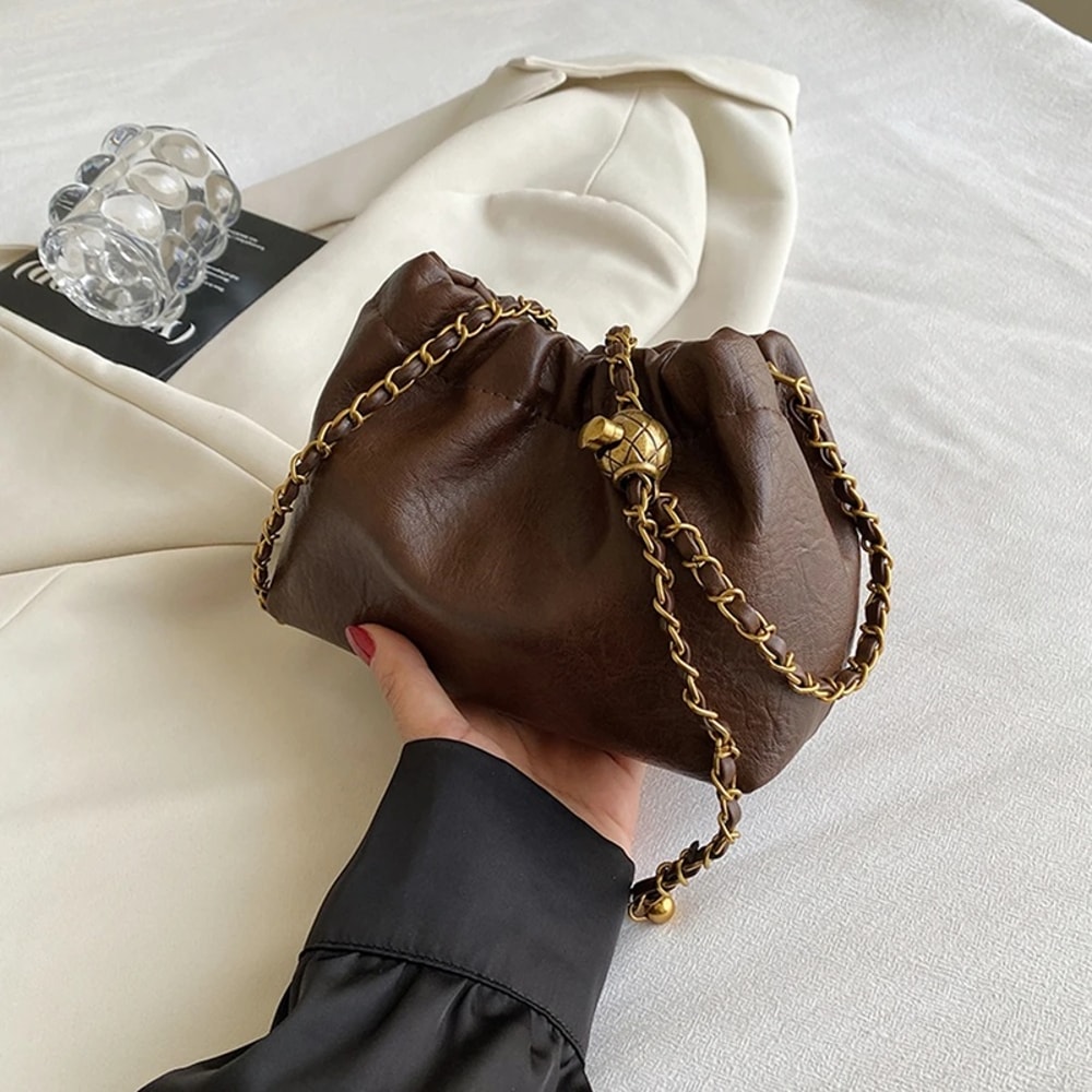 Stylish Women Chain Shoulder Bag Versatile Crossbody Hobo Tote Sling Satchel Casual Girl Purse 3