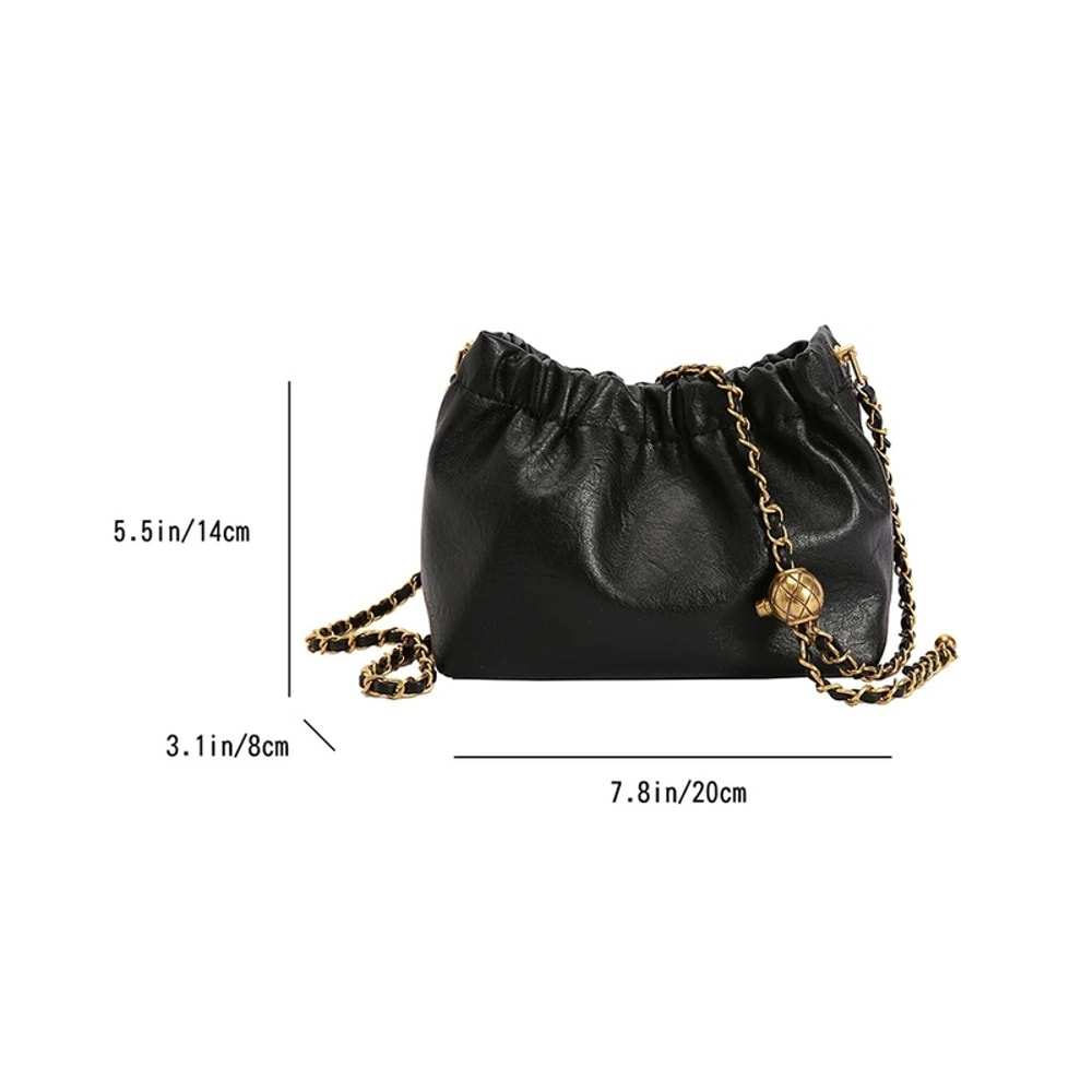 Stylish Women Chain Shoulder Bag Versatile Crossbody Hobo Tote Sling Satchel Casual Girl Purse 4