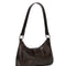 Fashionable Ladies Cool Leather Shoulder Bag Maillard Pleated Rivet Armpit Bag Retro Style Shoulder 2