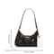 Fashionable Ladies Cool Leather Shoulder Bag Maillard Pleated Rivet Armpit Bag Retro Style Shoulder 4