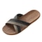 Casual Linen Slides Summer Men Flax Slippers Non-Slip Indoor Shoes Male Sandals