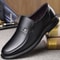 Luxury Brand Mens Loafers Leather Formal Shoes SlipOn Driving Moccasins 2