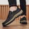 Simple Trendy SlipOn Sneakers Mens HandStitched Fashion Loafers Large Size Office Casual Shoes 4