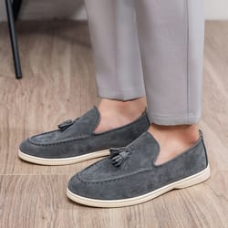men's casual shoes, classic british style tassels loafers, outdoor moccasins flats