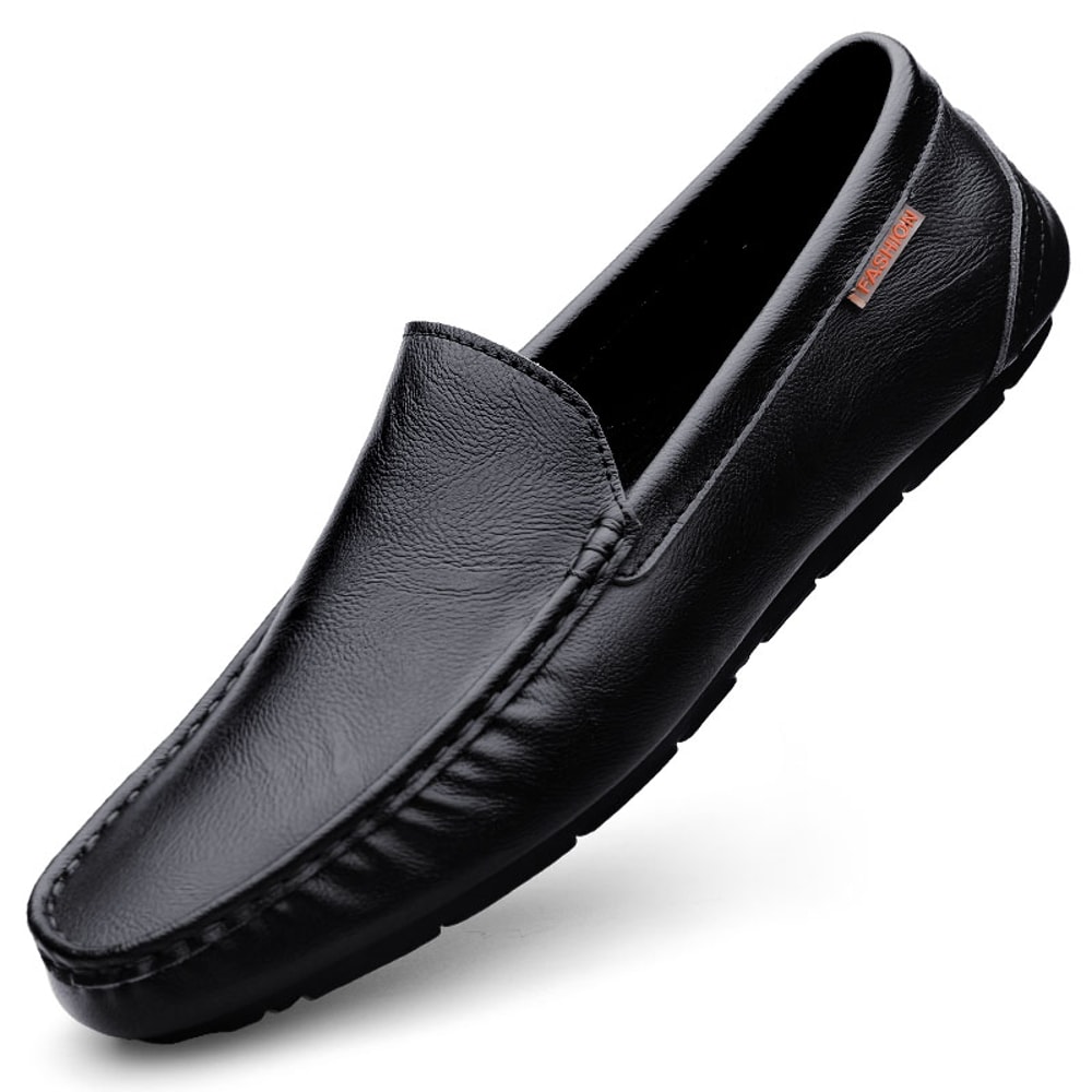 Luxury Brand Mens Loafers Italian Driving Shoes Genuine Leather Casual Shoes 4