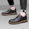 Business Casual Handmade Mens Shoes Leather LaceUp Soft Sole Comfortable Breathable 3