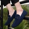 High Quality Suede Slip On Men Loafers Genuine Leather Casual Shoes Soft Non Slip Driving Flats 1
