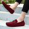 High Quality Suede Slip On Men Loafers Genuine Leather Casual Shoes Soft Non Slip Driving Flats 3