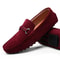 High Quality Suede Slip On Men Loafers Genuine Leather Casual Shoes Soft Non Slip Driving Flats 5