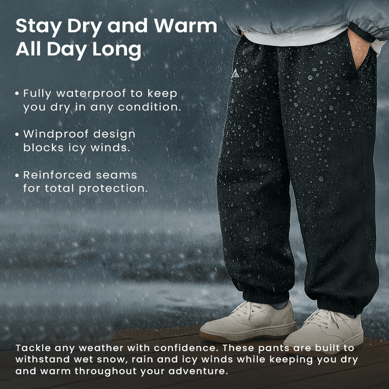 winter ski and snowboarding pants for cold weather protection