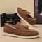 Mens Shoes Business Casual SlipOn Loafers Unisex Lightweight Flat Bottom Tassel Fashionable Versati 6