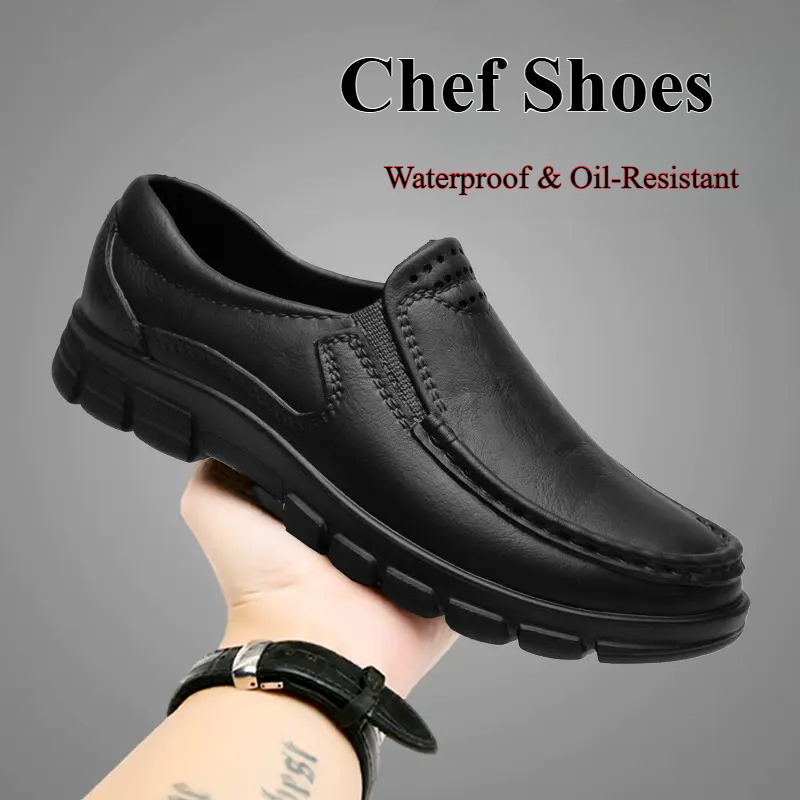 Luxury Slippers Men Chef Shoes EVA Slippers Heeled Slippers Cooking Shoes Designer Sandals Kitchen 1