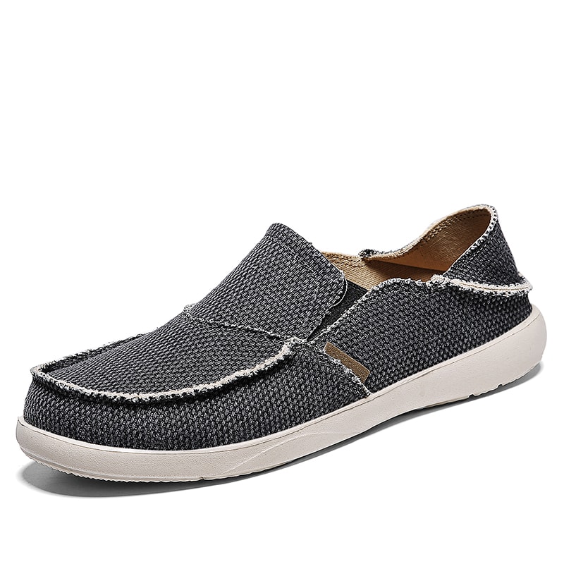 Casual Shoes for Men, Breathable Espadrilles, Comfortable Ultralight Loafers, Summer Canvas Boat Shoes
