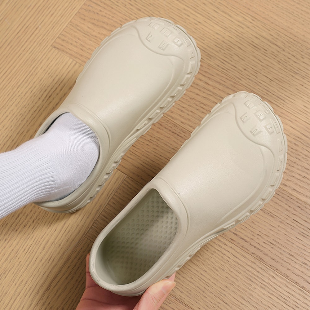 Fashionable Slip-on Anti-slip Beach Shoes, Lightweight Outdoor Sandals for Women