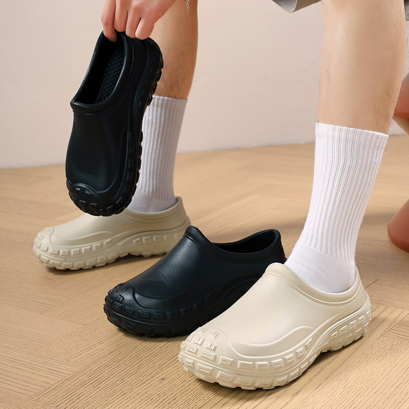 Fashionable Slip-on Anti-slip Beach Shoes, Lightweight Outdoor Sandals for Women