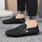 Plush Winter Leather Casual Shoes Comfortable Loafers Lightweight Driving Slipon Shoes For Men Lazy 0