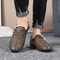 Plush Winter Leather Casual Shoes Comfortable Loafers Lightweight Driving Slipon Shoes For Men Lazy 3