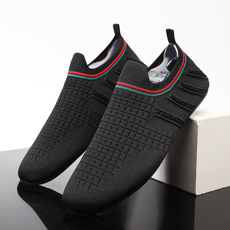 High Quality Outdoor Anti-slip Flats Walking Shoes, Breathable Mesh Summer Classic Fashion Loafers Men Casual Shoes