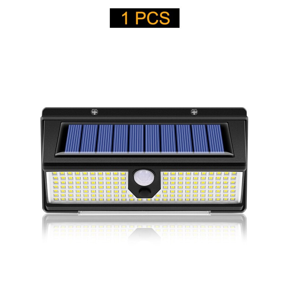 Outdoor Garden Solar LED Light Waterproof Wall Lamp With Solar Motion Sensor For Yard Door Decorati 6