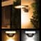 Solar Flood Lights With Motion Sensor Waterproof Wall Lights For Porch Yard Garden Security 4