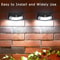 Waterproof Motion Sensor Solar LED Wall Lamp For Outdoor Garden Fence Porch Security Lighting 3