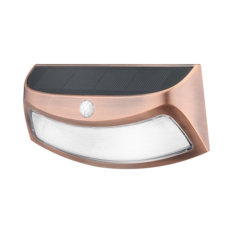 Waterproof Motion Sensor Solar LED Wall Lamp For Outdoor Garden Fence Porch Security Lighting 6