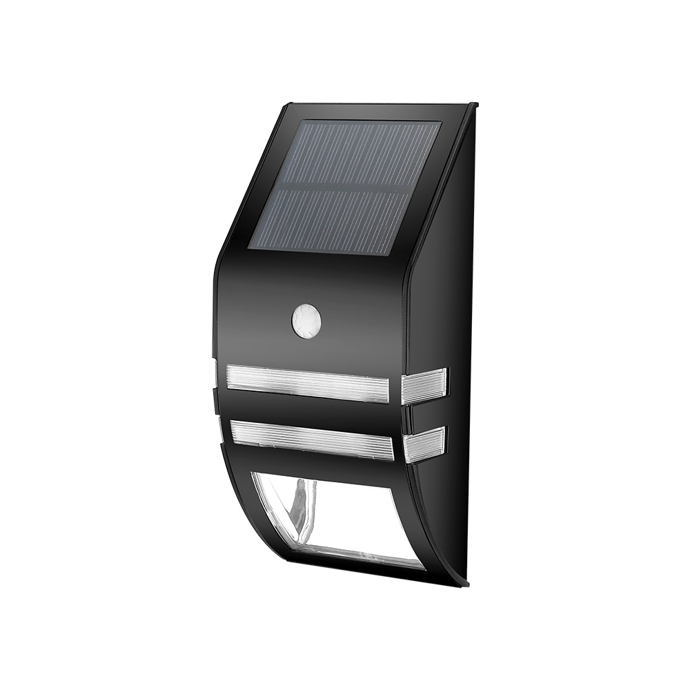 Outdoor LED Wall Lamp with PIR Motion Sensor, Waterproof IP65 Solar Power Lighting for Garden, Fence, and Patio