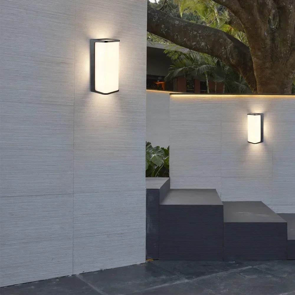 IP65 Waterproof Modern LED Outdoor Wall Light, Balcony, Garden, Porch Lamp