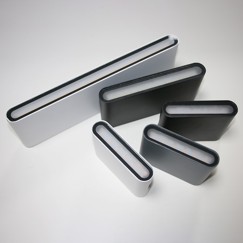 Aluminum Exterior Wall Lamp, LED Waterproof Sconce Light for Living Room, Bedroom, and Balcony Use