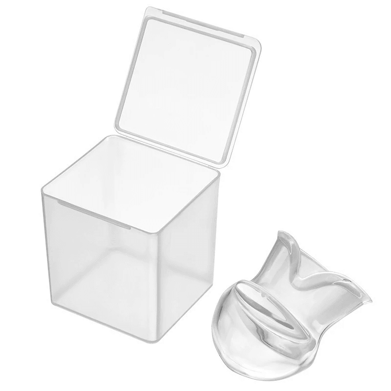 Soft tongue retainer for quiet restful sleep