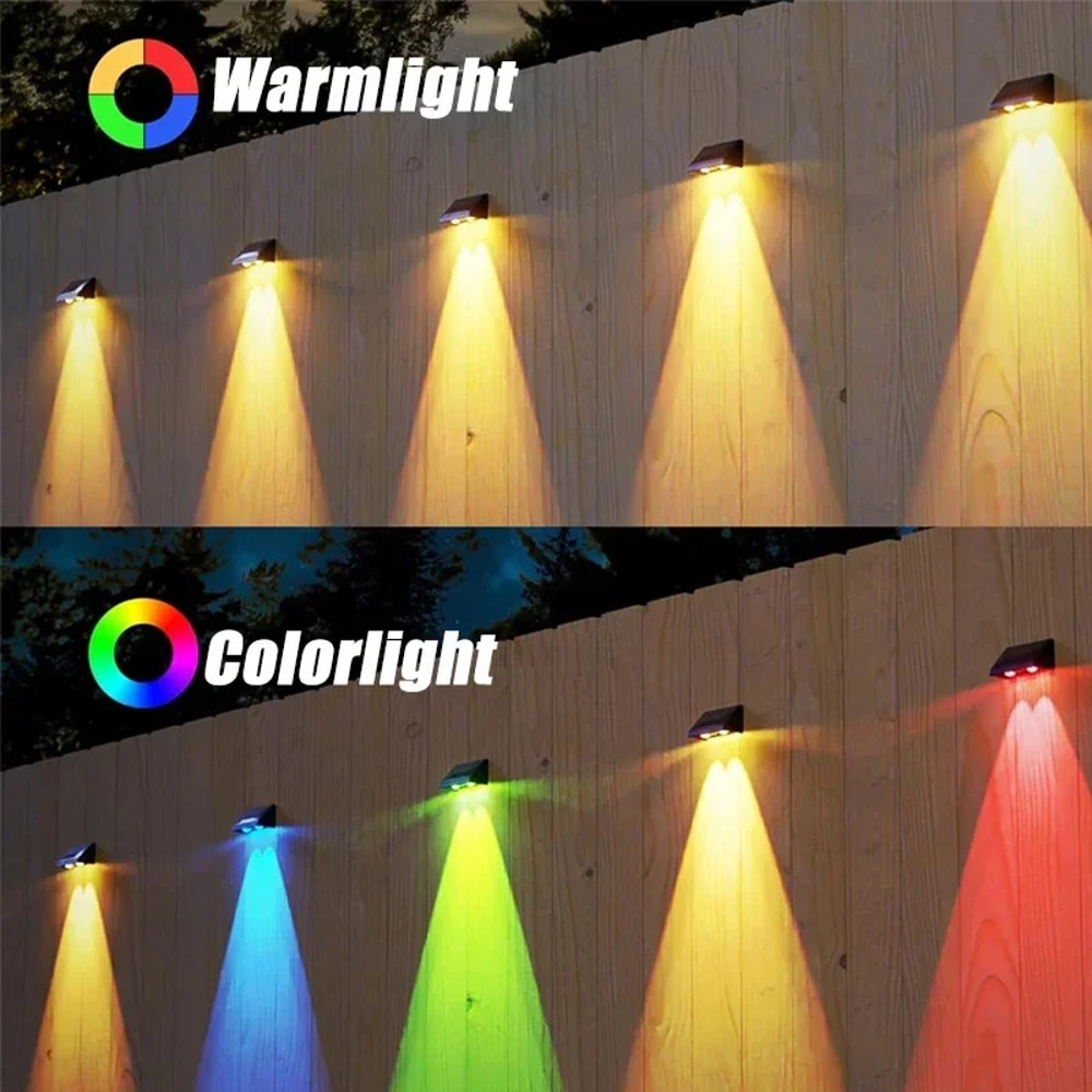 Waterproof Solar Wall Lamp Outdoor Garden Light For Mailbox Address House Number Facades 1