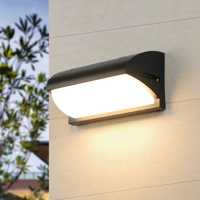 Retro LED Outdoor Wall Lamp with Motion Sensor for Living Room and Bedroom