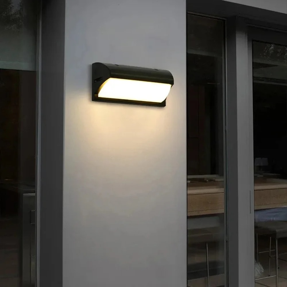 Retro LED Outdoor Wall Lamp with Motion Sensor for Living Room and Bedroom