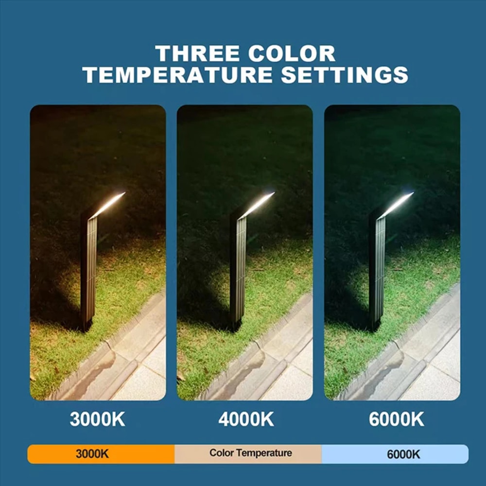 Waterproof Solar Powered Garden Lamp, Solar Pathway Lights Outdoor for Walkway, Driveway, Patio, Path