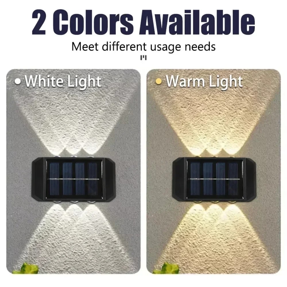 Easy Install Solar Wall Light Waterproof LED Safety Light For Outdoor Yard Garden And Street Decor 1