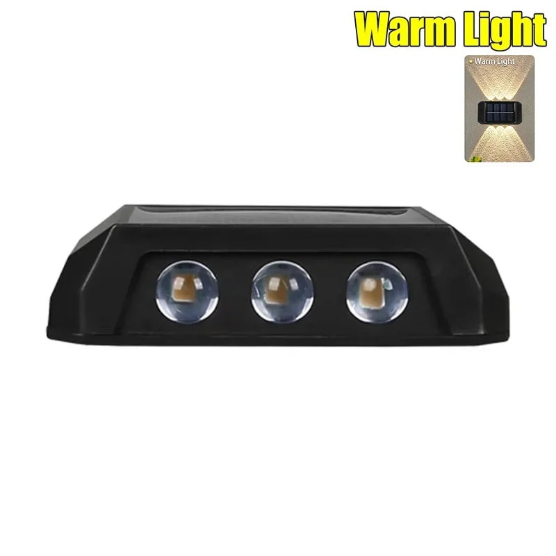 Easy Install Solar Wall Light Waterproof LED Safety Light For Outdoor Yard Garden And Street Decor 8