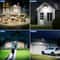 Outdoor LED Flood Light, Solar Street Light Waterproof, Solar Security Light, Light Sensor Solar Parking Lot Lights