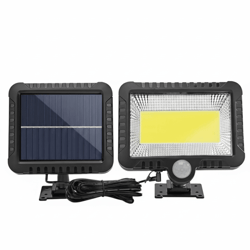 waterproof solar lights outdoor, motion sensor split wall lamp, street light for home garden