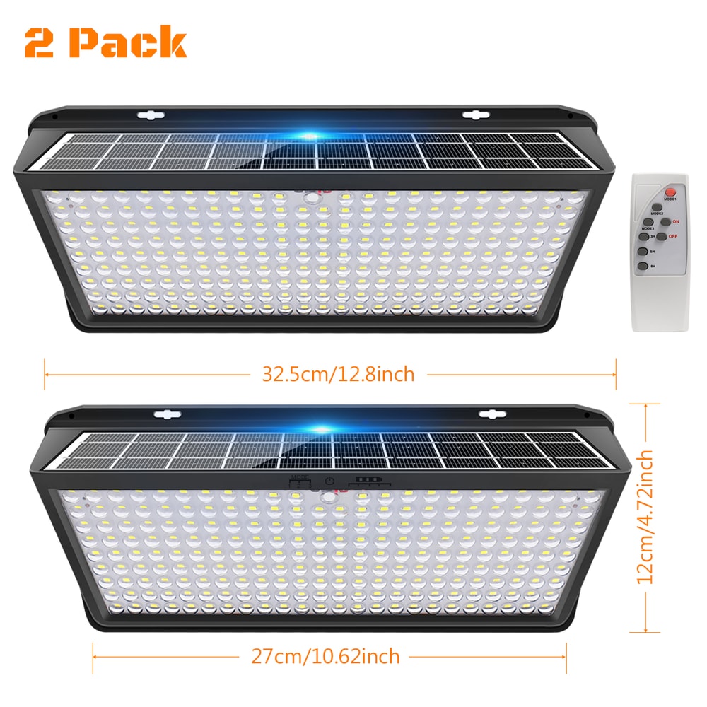 Solar Powered Flood Lights For Outside Super Bright Solar Wall Lamp With 3 Modes Waterproof Solar L 6